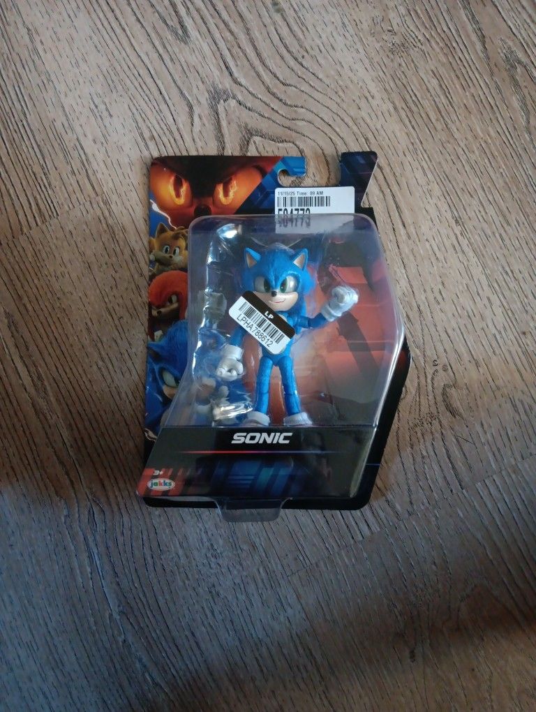 2024 Sonic the Hedgehog 3 Movie 5” Action Figure Jakks Pacific NEW SEALED!