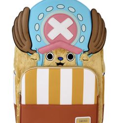New Loungefly Anime One Piece Chopper Cosplay Full-Size Backpack