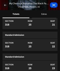 My Chemical Romance tickets Phoenix 9/6/26