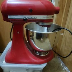 Kitchen Aid mixer And Attachments