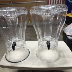 Clear dispensers for large parties