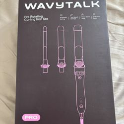 WAVYTALK Pro Rotating Curling Iron Set 