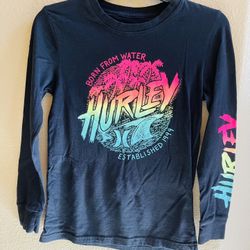 @@@ BRAND NEW BOYS HURLEY LONG SLEEVE SHIRT “@&$ Size 12-14