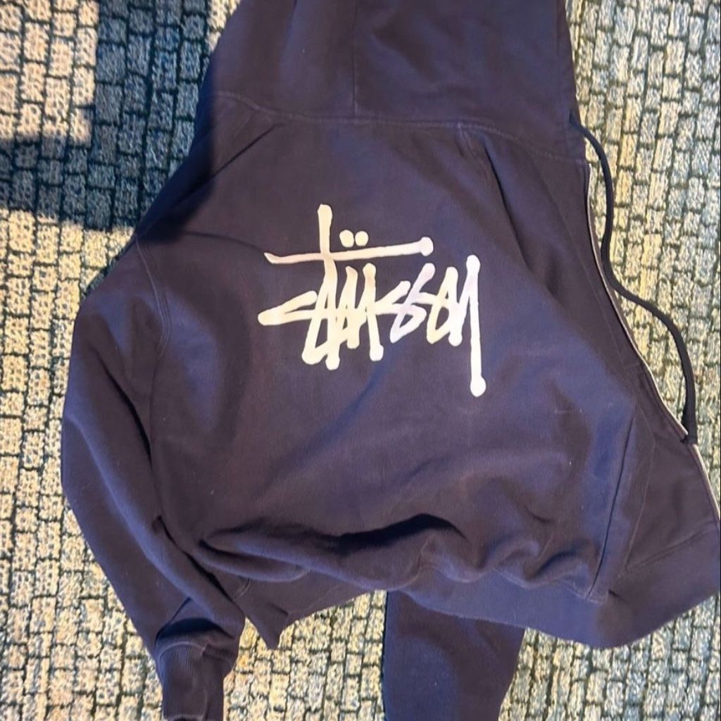 Stussy Blue Zip Up 