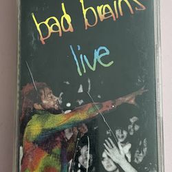 Bad Brains - LIVE cassette tape ORIGINAL ISSUE