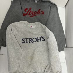 Vintage Stroh's Beer Sweatshirts 