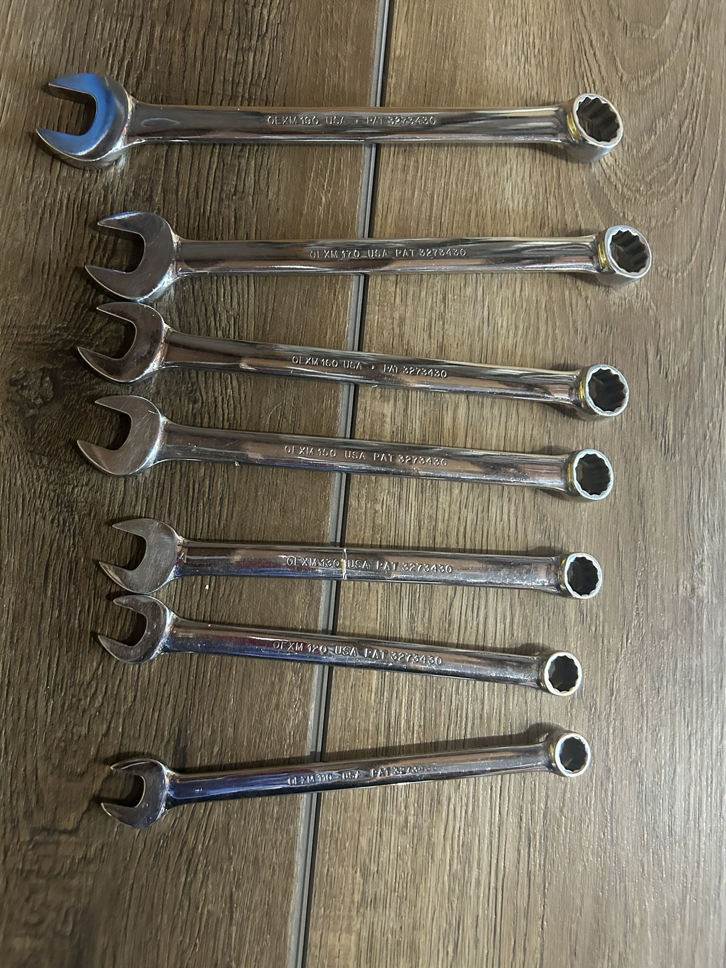 Snap-on Wrenches 11,12, 13, 15, 16, 17, 19..