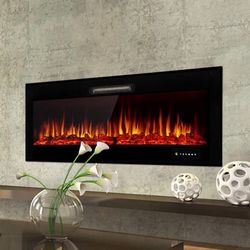 Electric Colored Fireplace