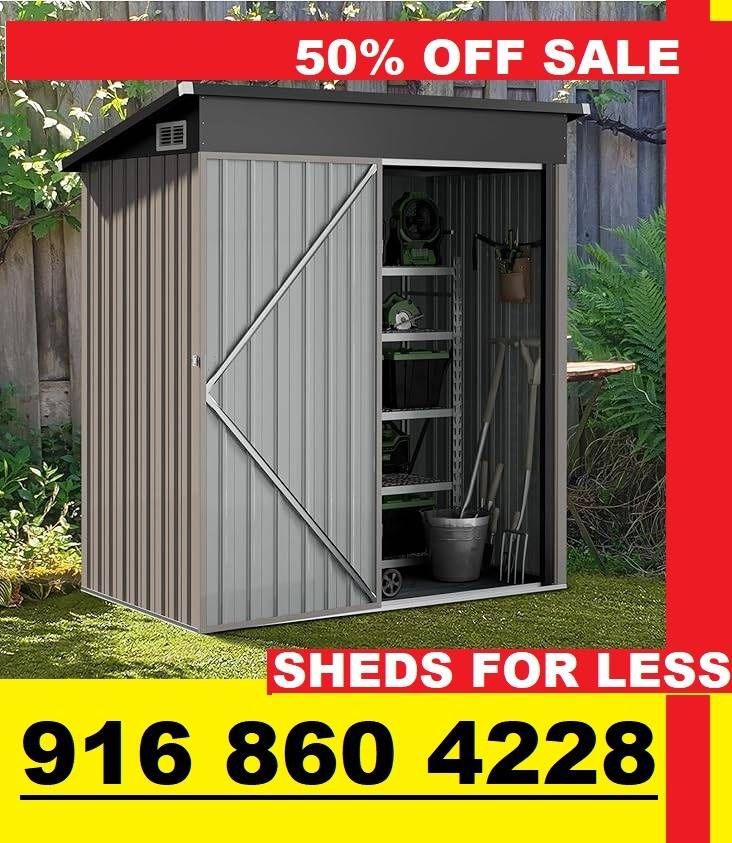 Brand New Storage Utility Shed For Backyard