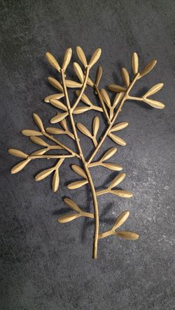 Gold-tone Tabletop Botanical Object