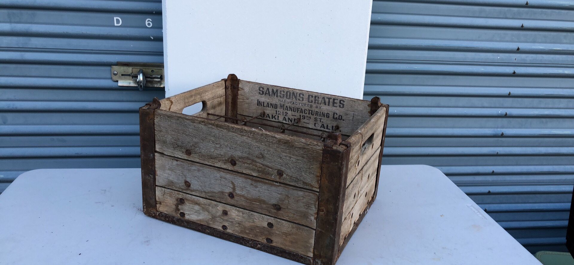 Vintage Wood Milk Crate for Sale in Edmonds, WA OfferUp