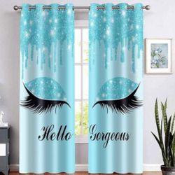 Beautiful Baby Blue Curtains 