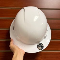 LIFT SAFETY Briggs Vented Full Brim Hard Hat Helmet White