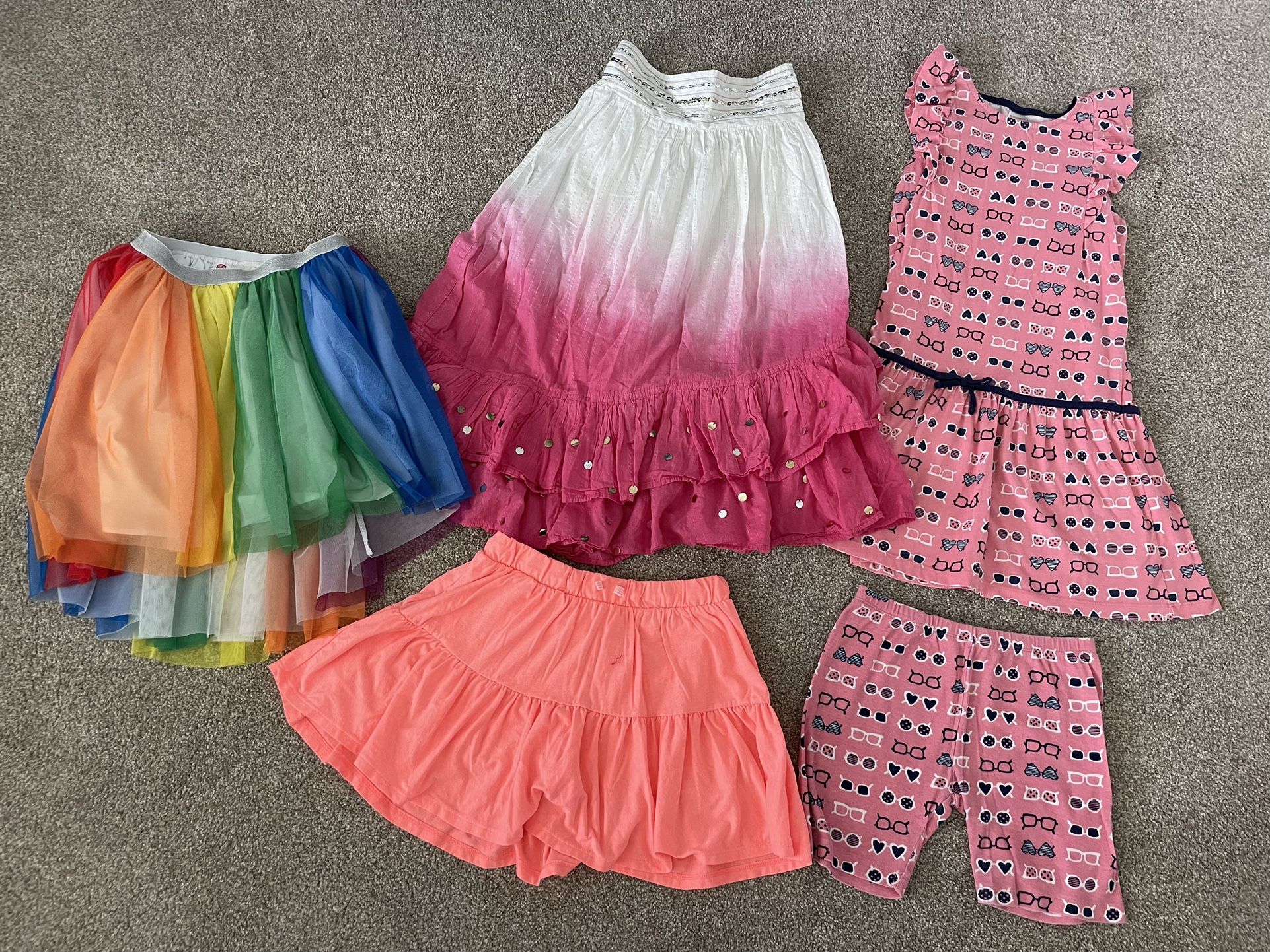 Girls Size 10 Skirts and Dress Lot