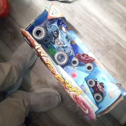 3 Monster Jam Trucks Still In The Box Never Been Played With