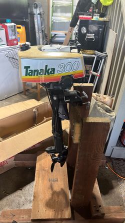 Tanaka 300 outboard motor 3HP vintage boat