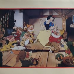 Authentic Disney Snow White Lithogram 