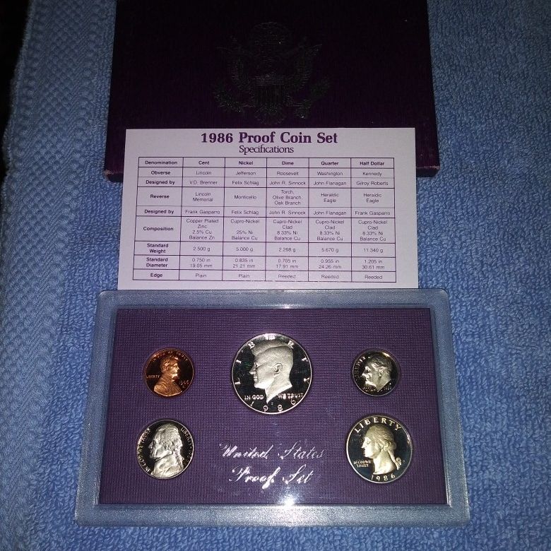 86 Proof Coin Set