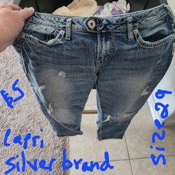 Silver Brand Capri's 