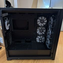 $340 VALUE corsair 5000d airflow case + 7 corsair icue SP120 rgb fans ++extras 
