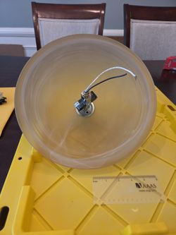 Frosted Glass Ceiling Light Fixture