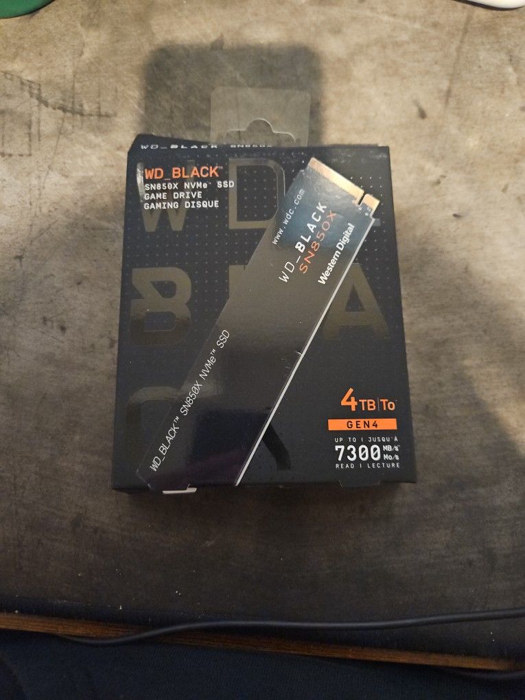Wd Black SSD 4tb