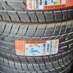 265 40 22 SET Of Tires 
