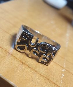 FCK OFF RING SIZE 9