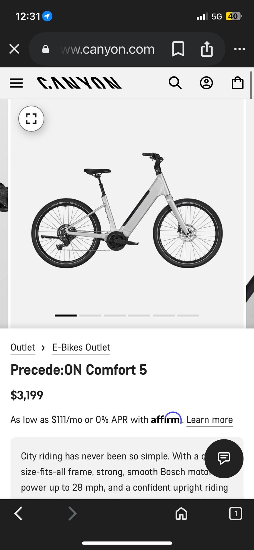 Canyon Precede:ON Comfort 5
