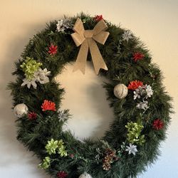 Huge Faux Wreath