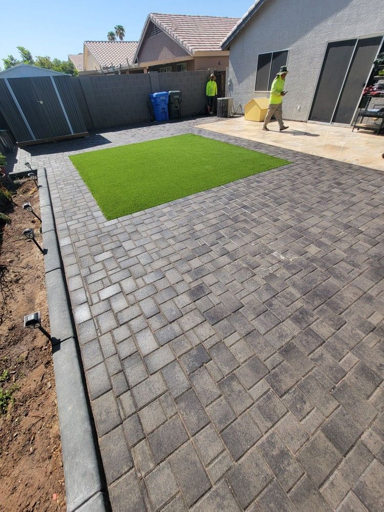 Pavers And Turf