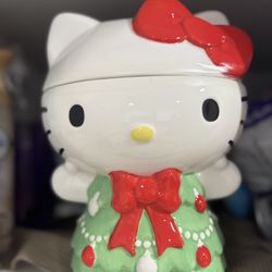 Hello Kitty Christmas Cookie Jar