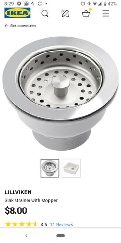 Ikea Lillviken Sink Basket Strainer