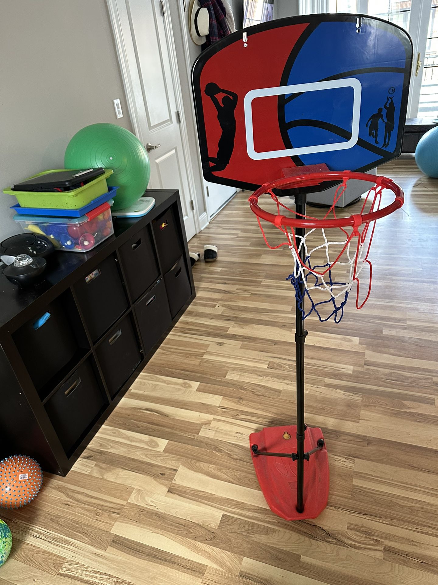 Kids Basketball Hoop, Height-Adjustable Indoor and Outdoor 