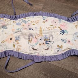 Lavender Unicorn Crib Set/Accessories 