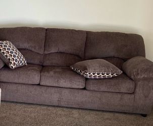 Couch with ottoman