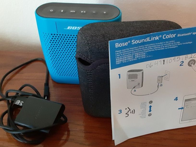 Bose Light Blue Bluetooth Speaker