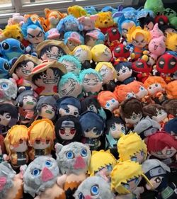 Anime Plushie Key Chain Toys