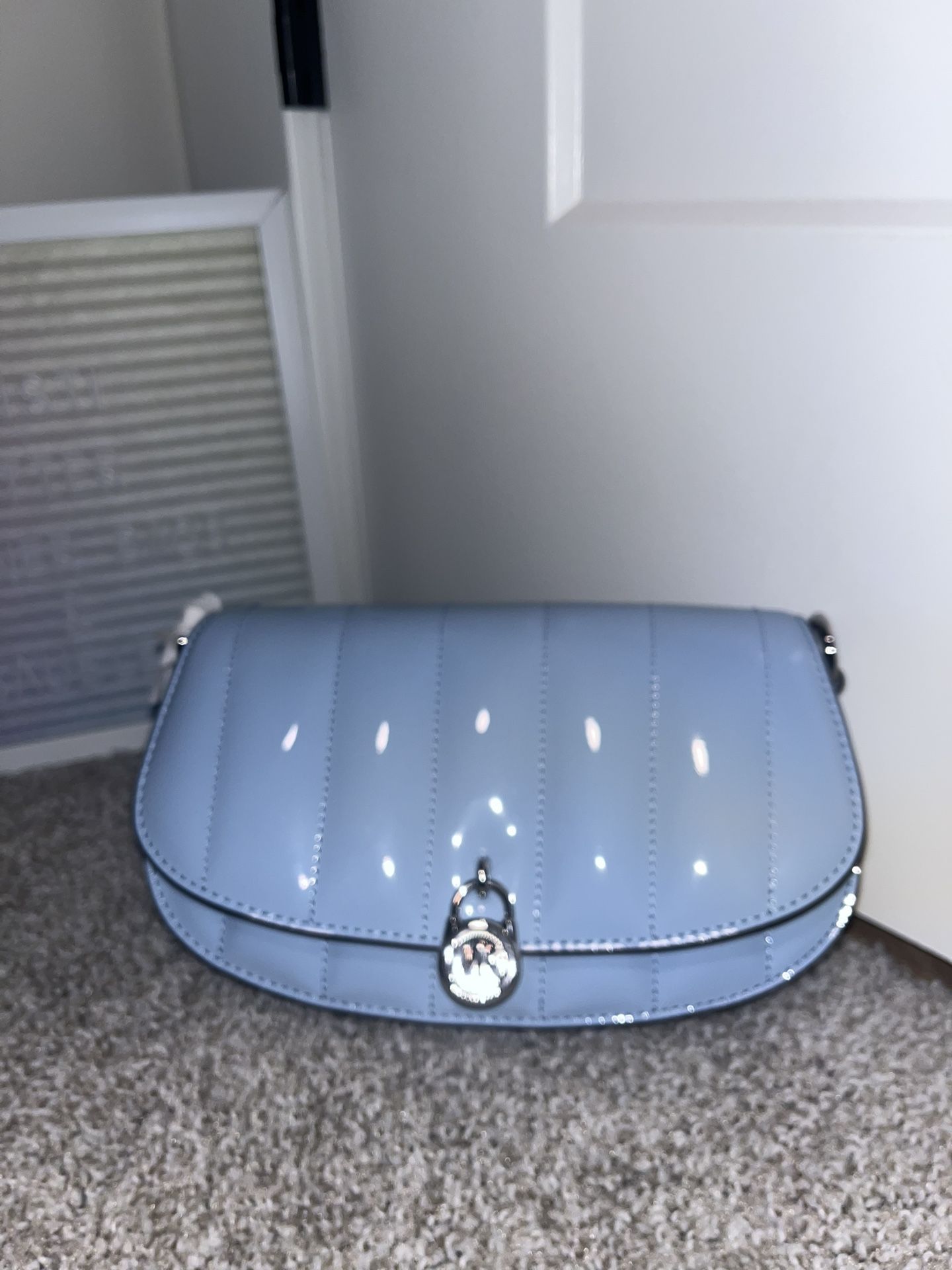 NWT Michael Kors Mila Small Patent Convertible Crossbody Bag