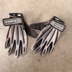 Youth Riddell Padded Football Gloves - Youth Medium