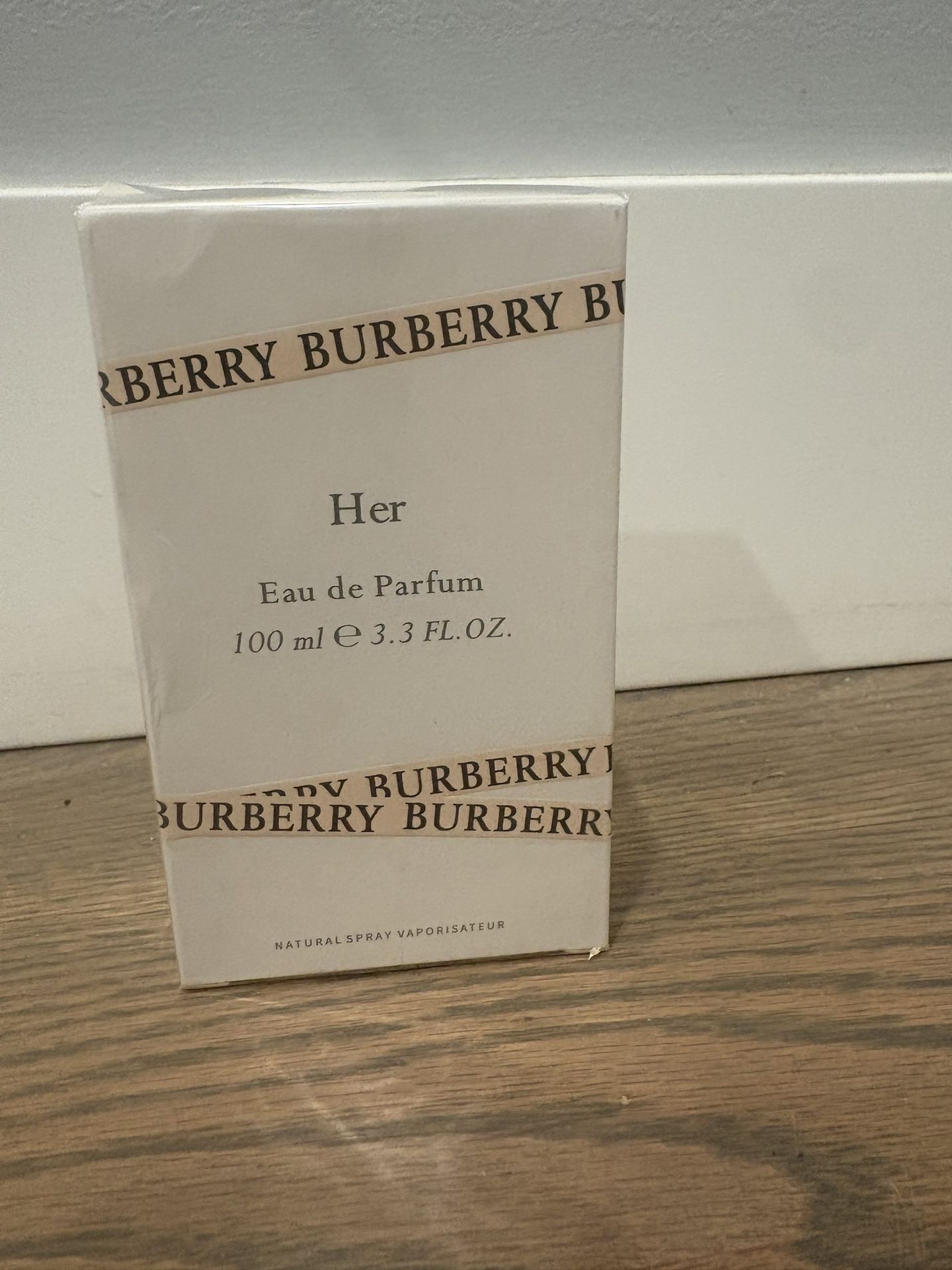 Burberry Her EDP Spray Perfume for Women 3.3 Fl Oz/ 100 ml  NEW