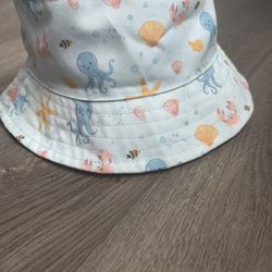 Baby Toddler Sun Hat Sea Creatures 3-6 Months