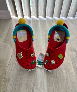 Crocs X red South Park collaboration clogs!
