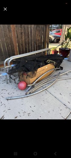 10 ft Trampoline - with safety net - Disassembled