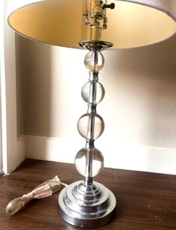 Modern Glass Table Lamp (Pick Up Today in Cedar Park)