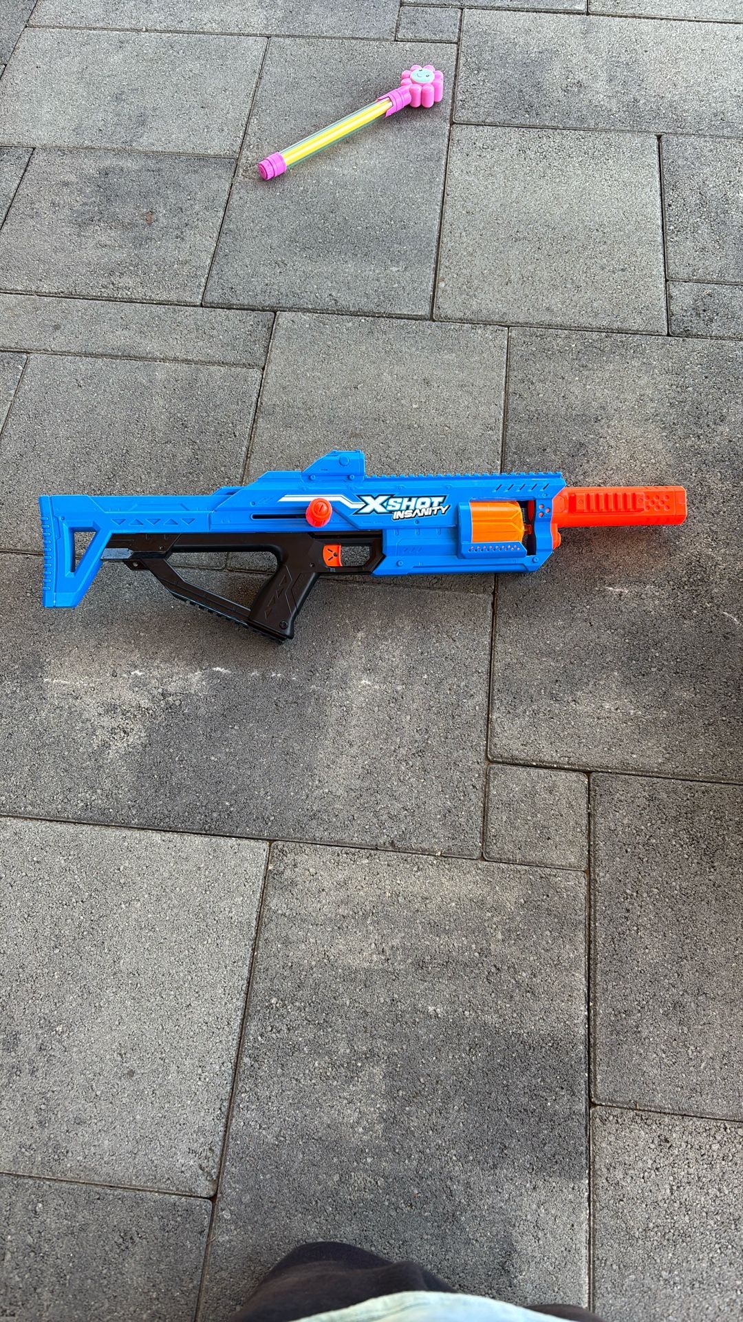 nerf gun for kids. Or adults I don't judge. 