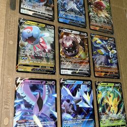 9x English V Card Lot!