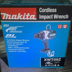 Makita XWT08 1/2 drive 18 volt impact wrench.