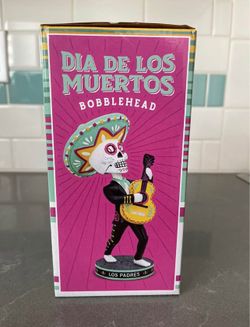 NIB 2024 San Diego Padres Dia de Los Muertos Bobblehead Hispanic Heritage Weekend Giveaway