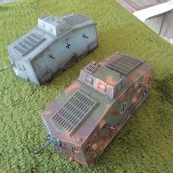 WW1 1/30 Av-7 Tanks John Jenkins Old Northwest Toy Soldiers, King And Country